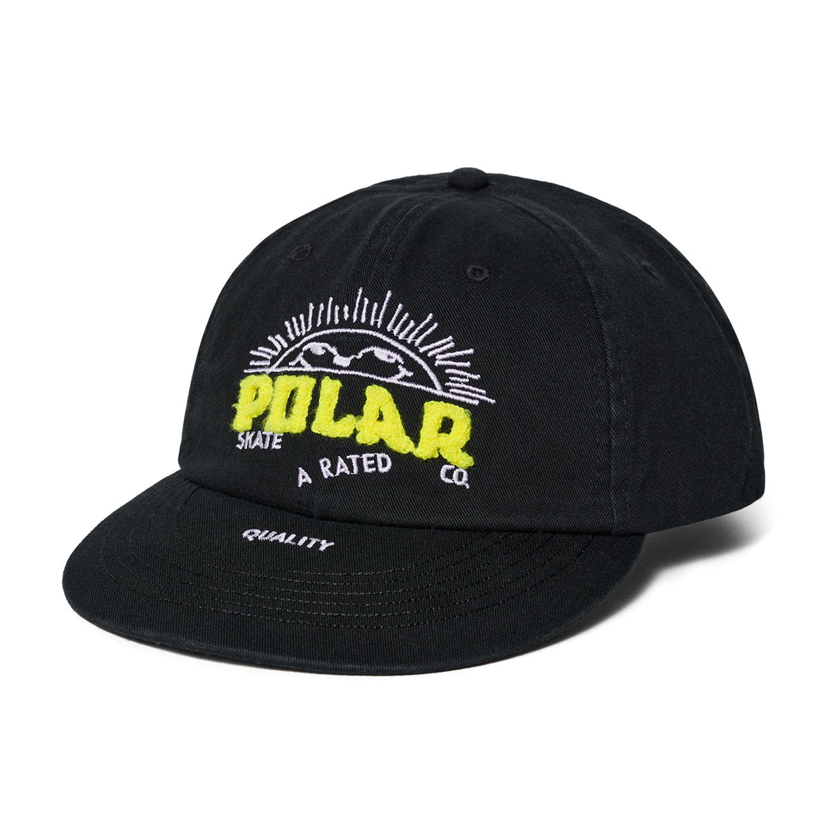 Polar Cheeky Sun Ramy Hat - Black image 1
