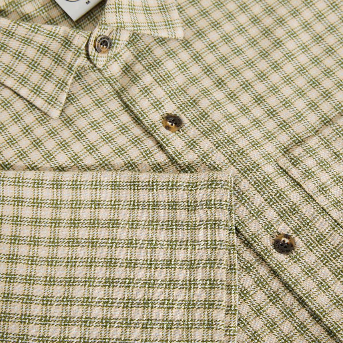 Polar Mitchell Shirt - Beige/Green image 3