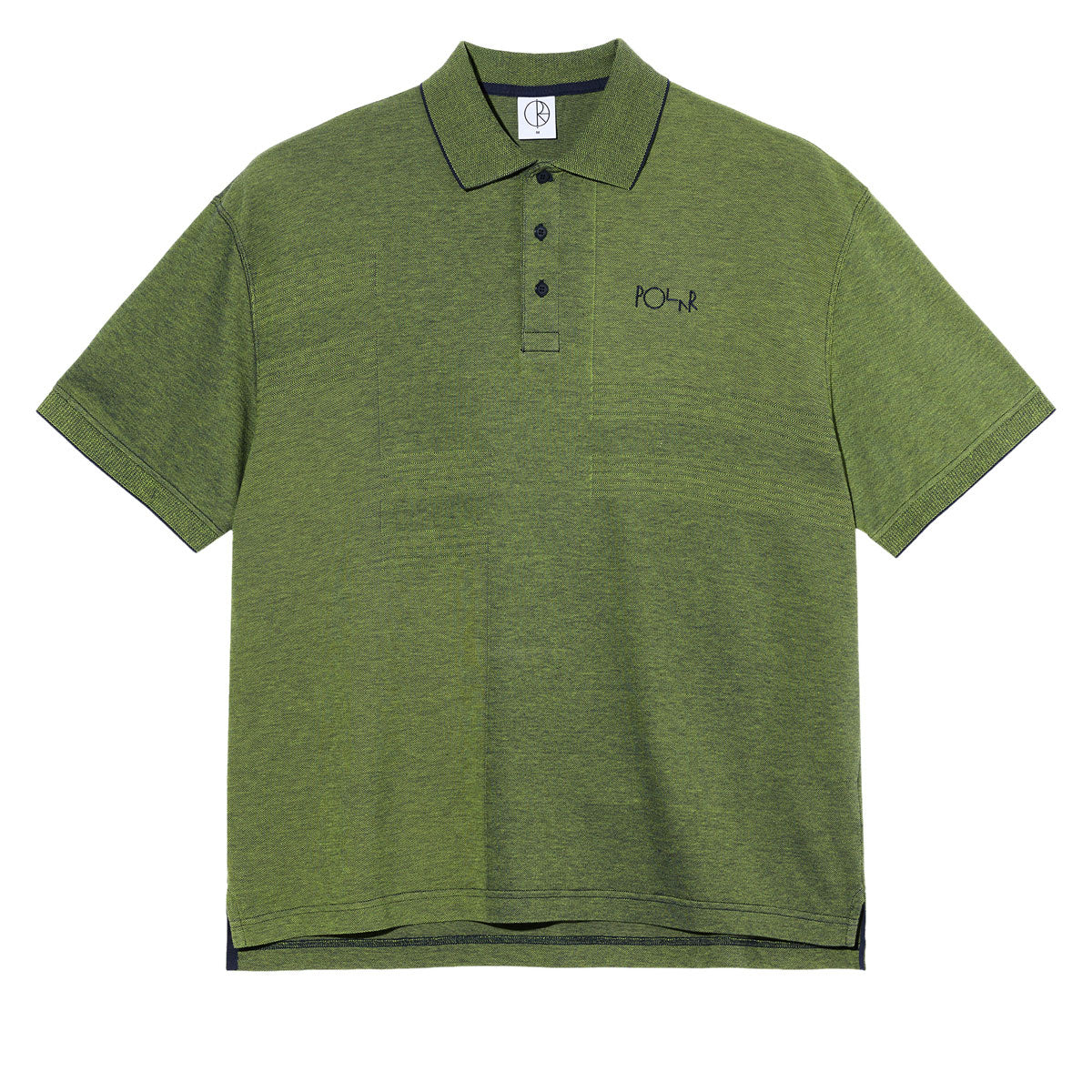 Polar Surf Pique Polo Shirt - Green/Blue image 1