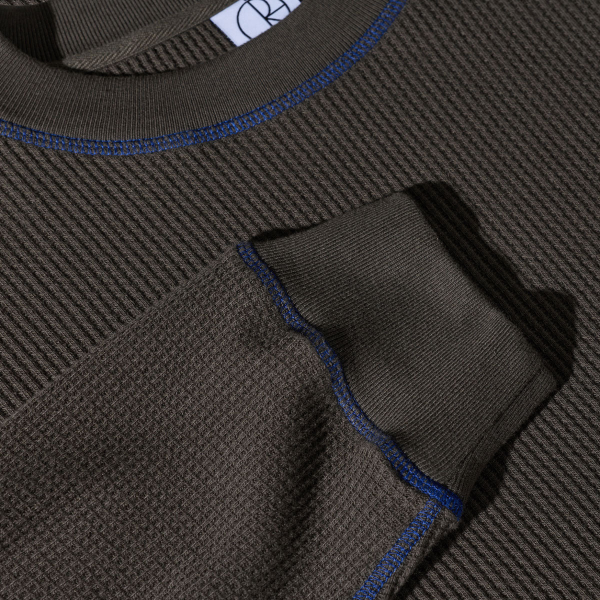 Polar Dylan Long Sleeve T-Shirt - Dirty Black/Blue image 3