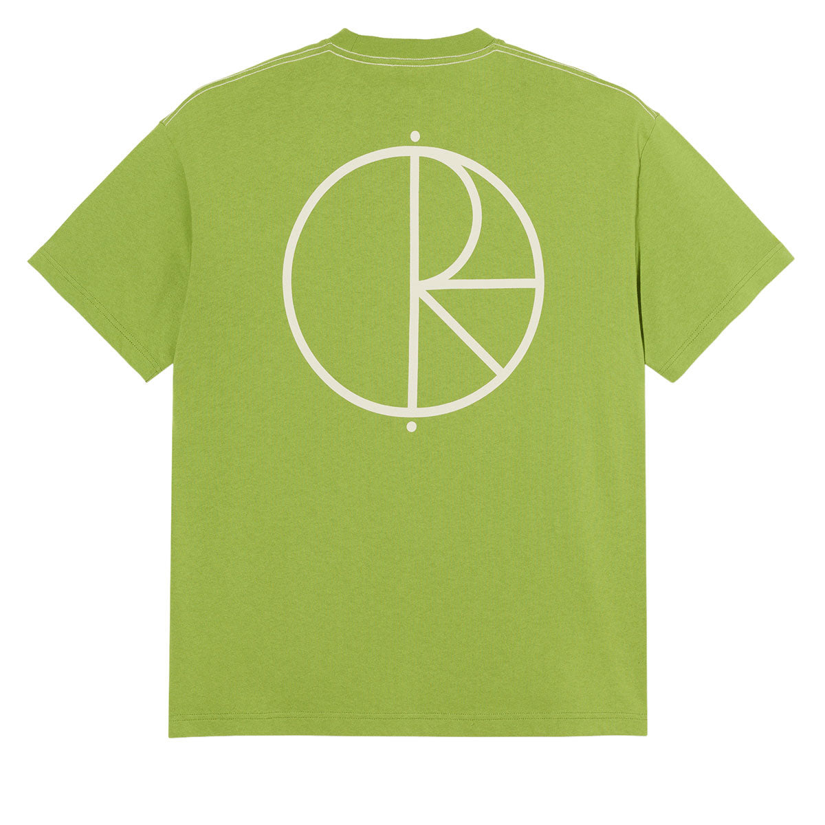 Polar Stroke Logo Contrast T-Shirt - Peridot image 1