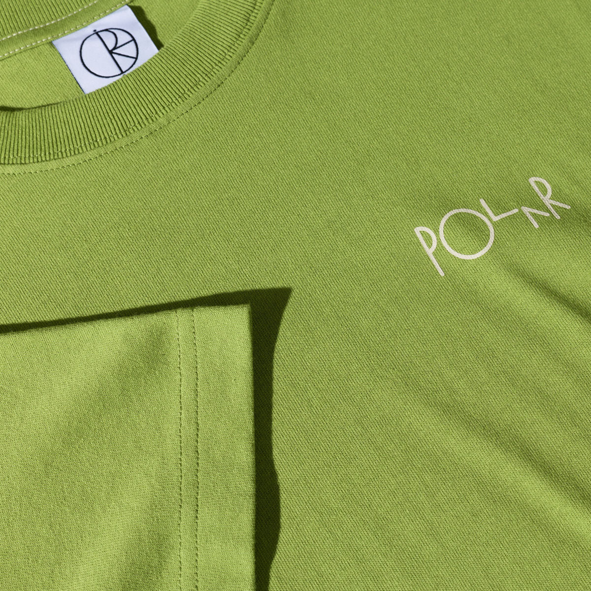 Polar Stroke Logo Contrast T-Shirt - Peridot image 3