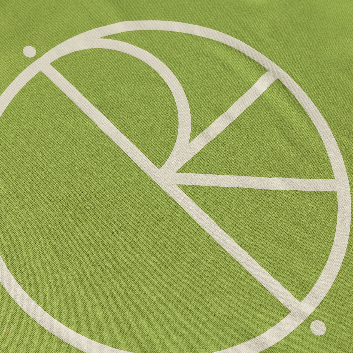 Polar Stroke Logo Contrast T-Shirt - Peridot image 4