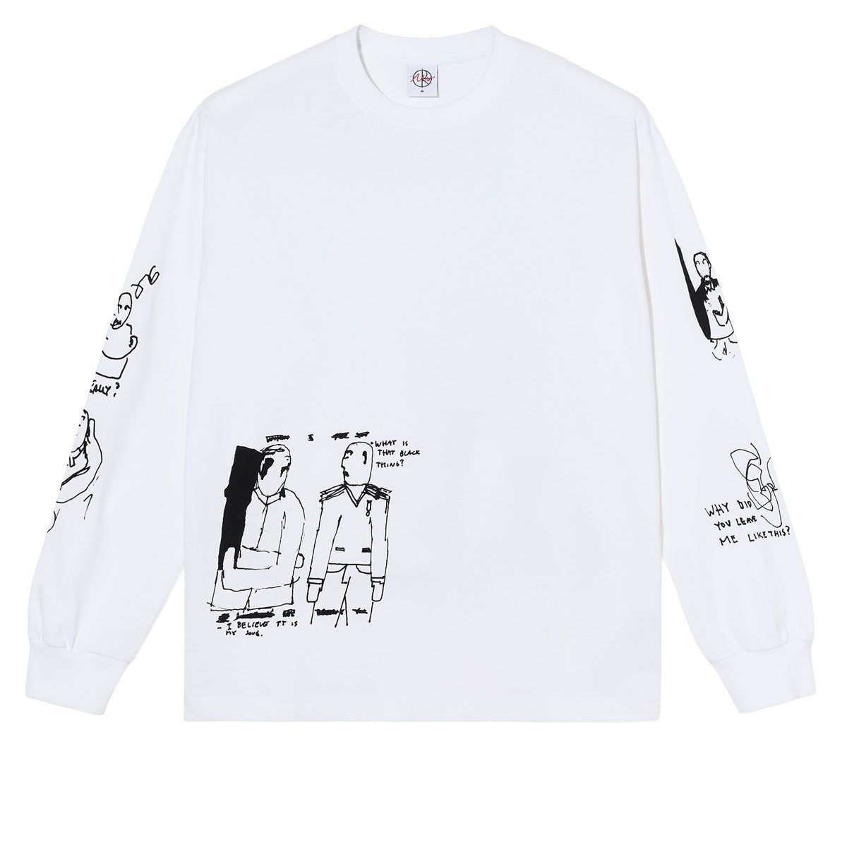 Polar The End Long Sleeve T-Shirt - White image 1