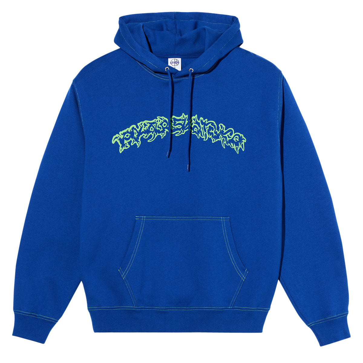 Polar Crude Logo Contrast Dave Hoodie - Egyptian Blue image 1