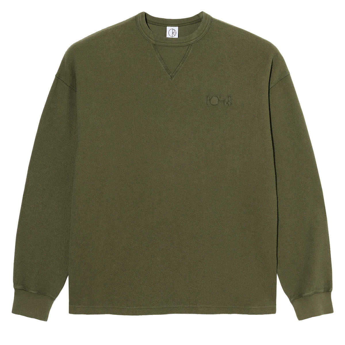 Polar Reversed Sweater - Army Green image 1