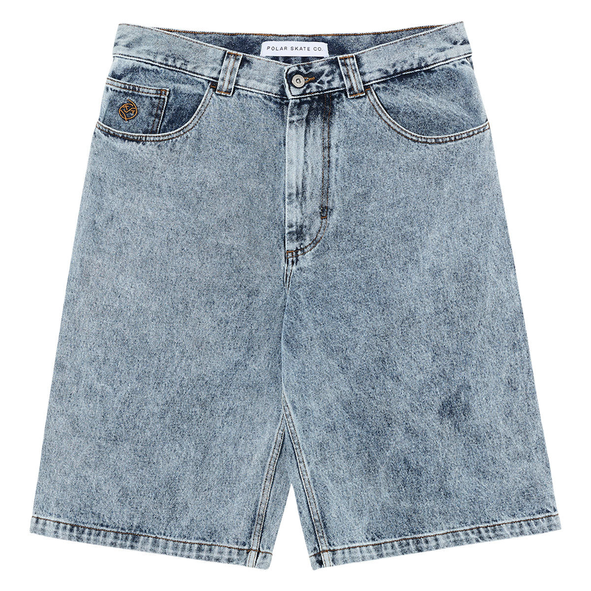 Polar Big Boy Shorts - Heavy Washed Blue image 1
