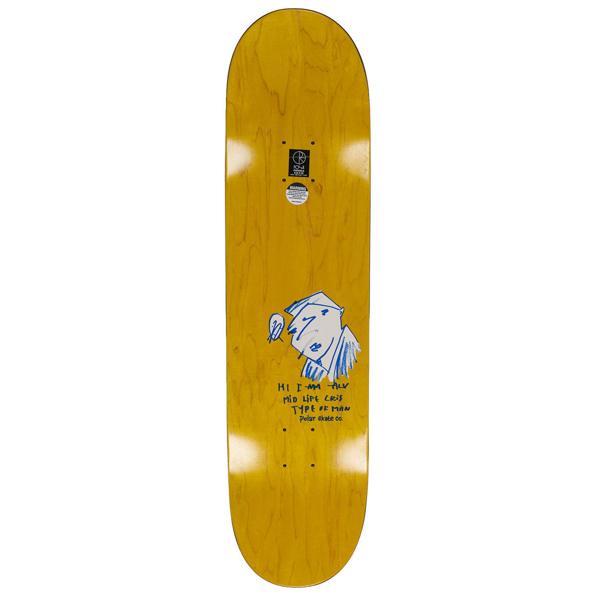 Polar Tied Up Team Skateboard Deck - 8.75