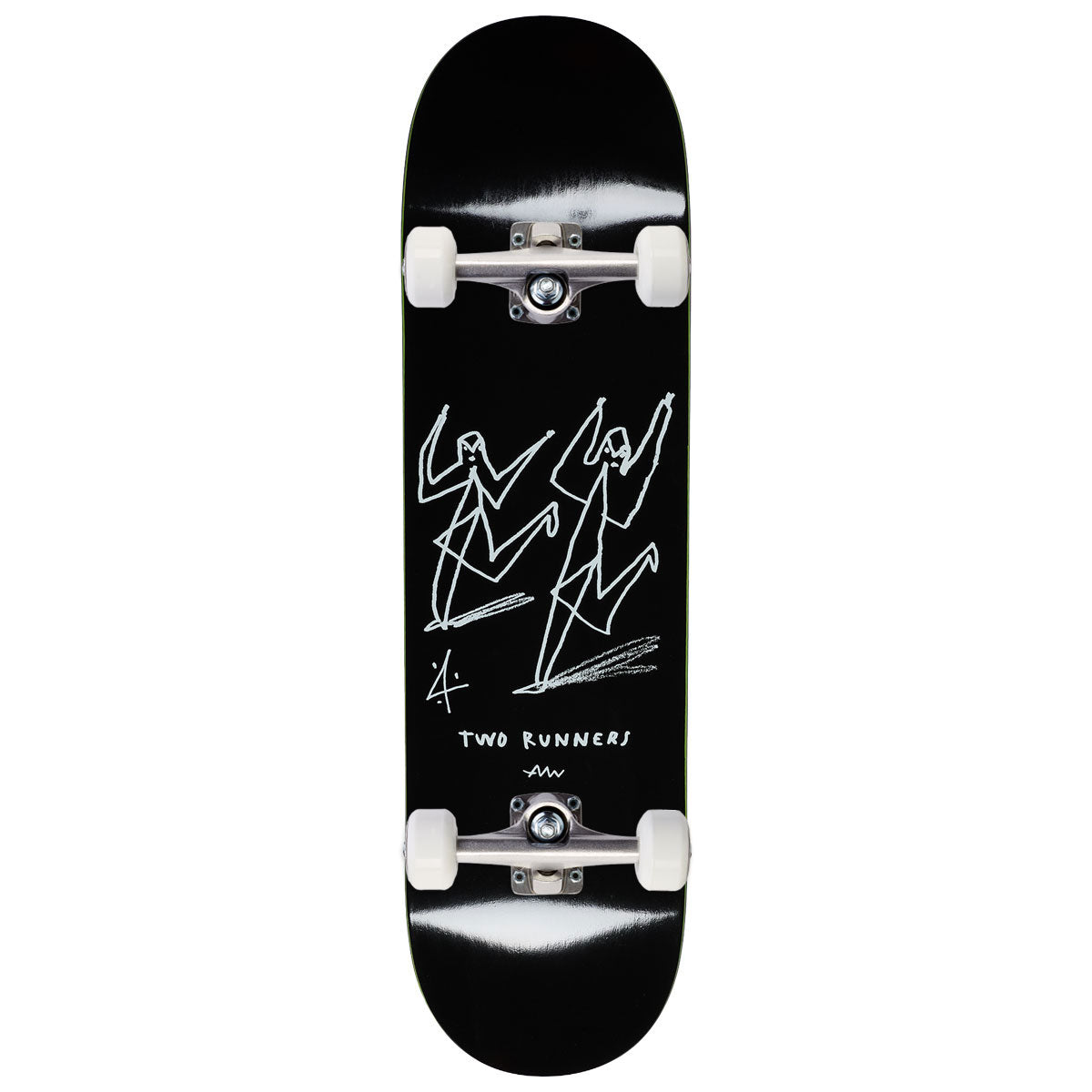 Polar Two Runners Team Skateboard Complete - 8.375