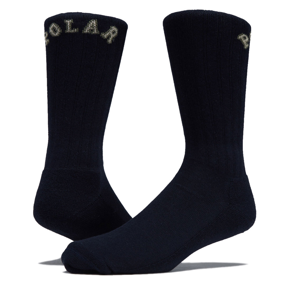 Polar College Large Rib Socks - Dark Navy image 2