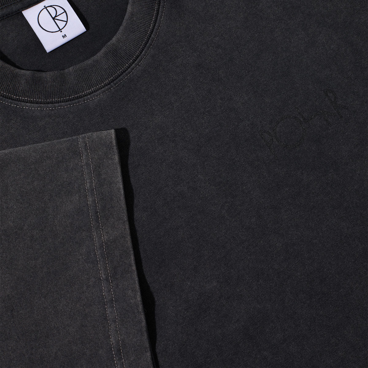 Polar Stroke Logo Contrast T-Shirt - Silver Black/Black image 3