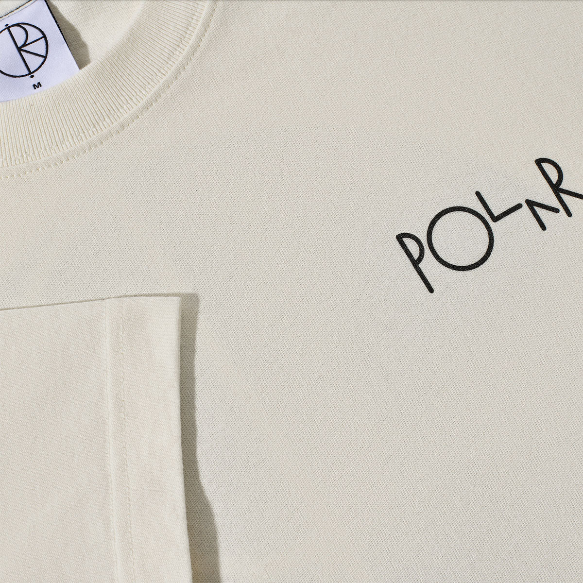 Polar Fill Logo Contrast T-Shirt - Ivory/Black image 3