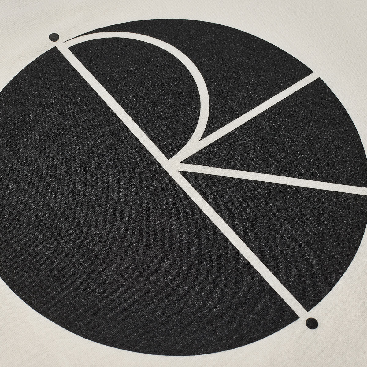 Polar Fill Logo Contrast T-Shirt - Ivory/Black image 4
