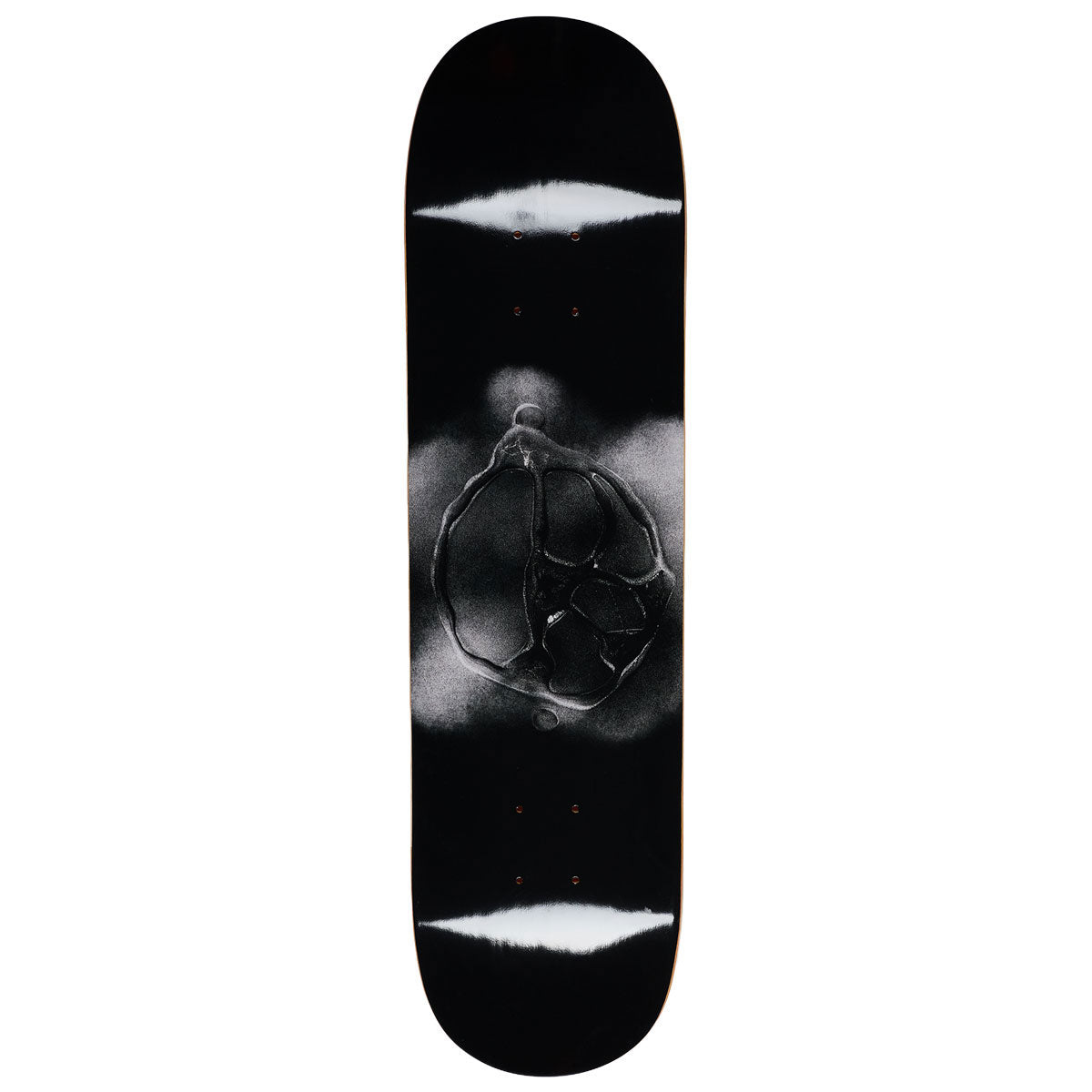 Polar Stroke Logo Team Skateboard Deck - Black - 8.00