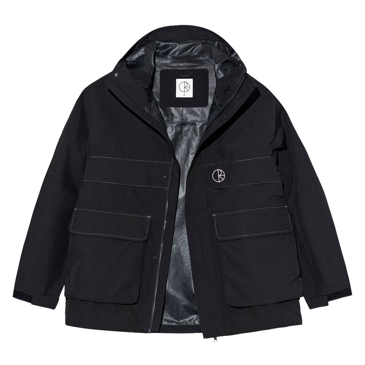 Polar Cargo Shell Jacket - Black/Silver image 3