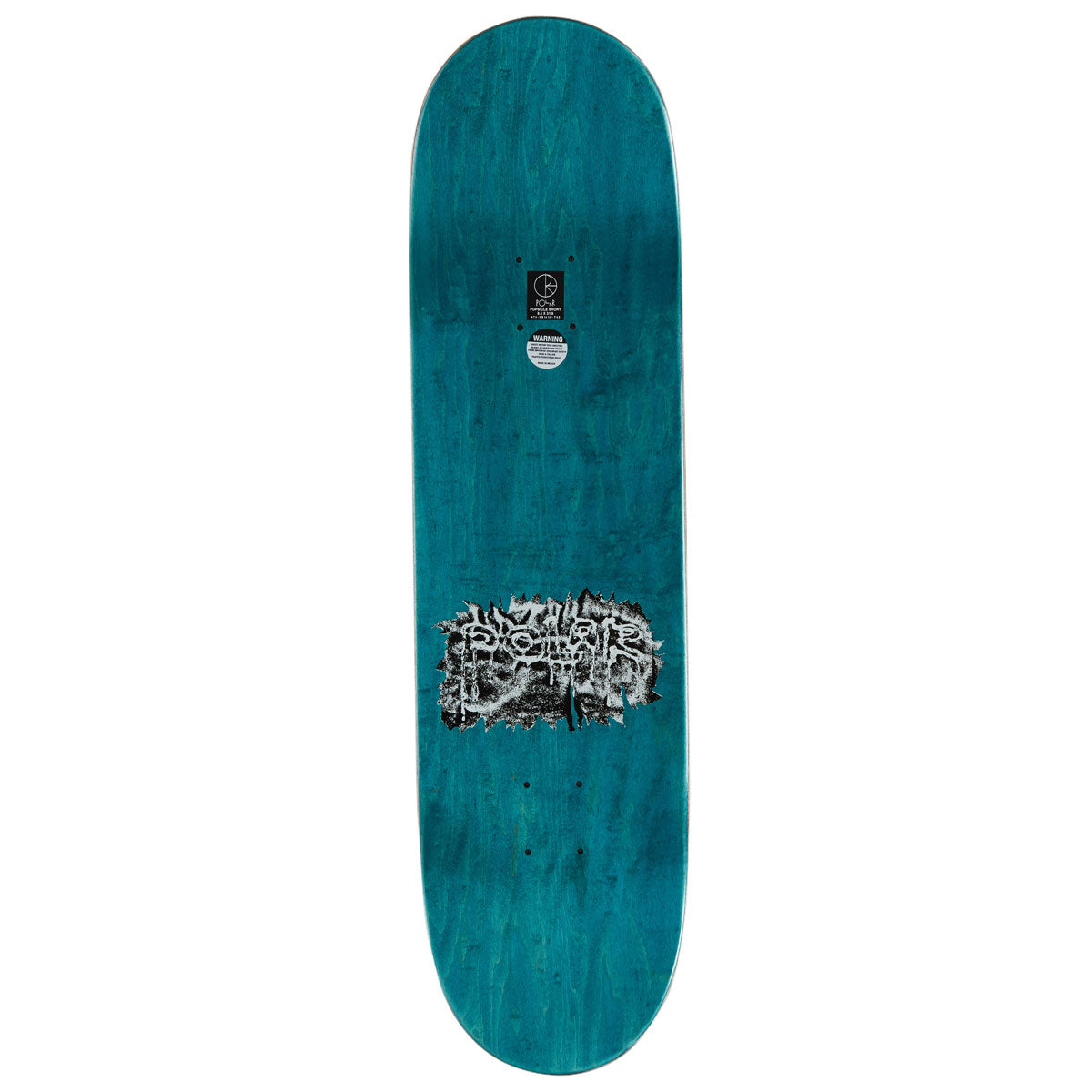 Polar Nick Boserio Silver Devil Short Shape Skateboard Deck - 8.50