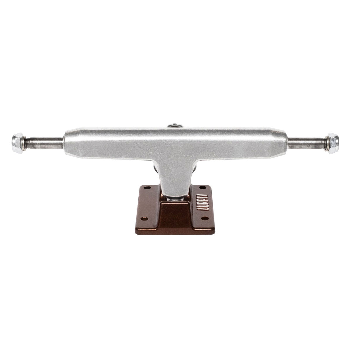 Lurpiv 3 Skateboard Trucks - Polished/Brown - 145mm image 1