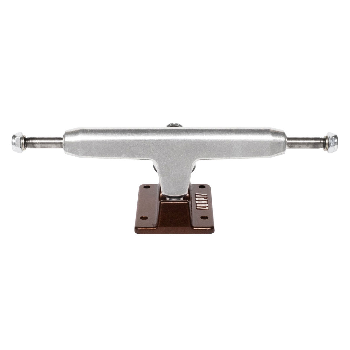 Lurpiv 3 Skateboard Trucks - Polished/Brown - 150mm image 1