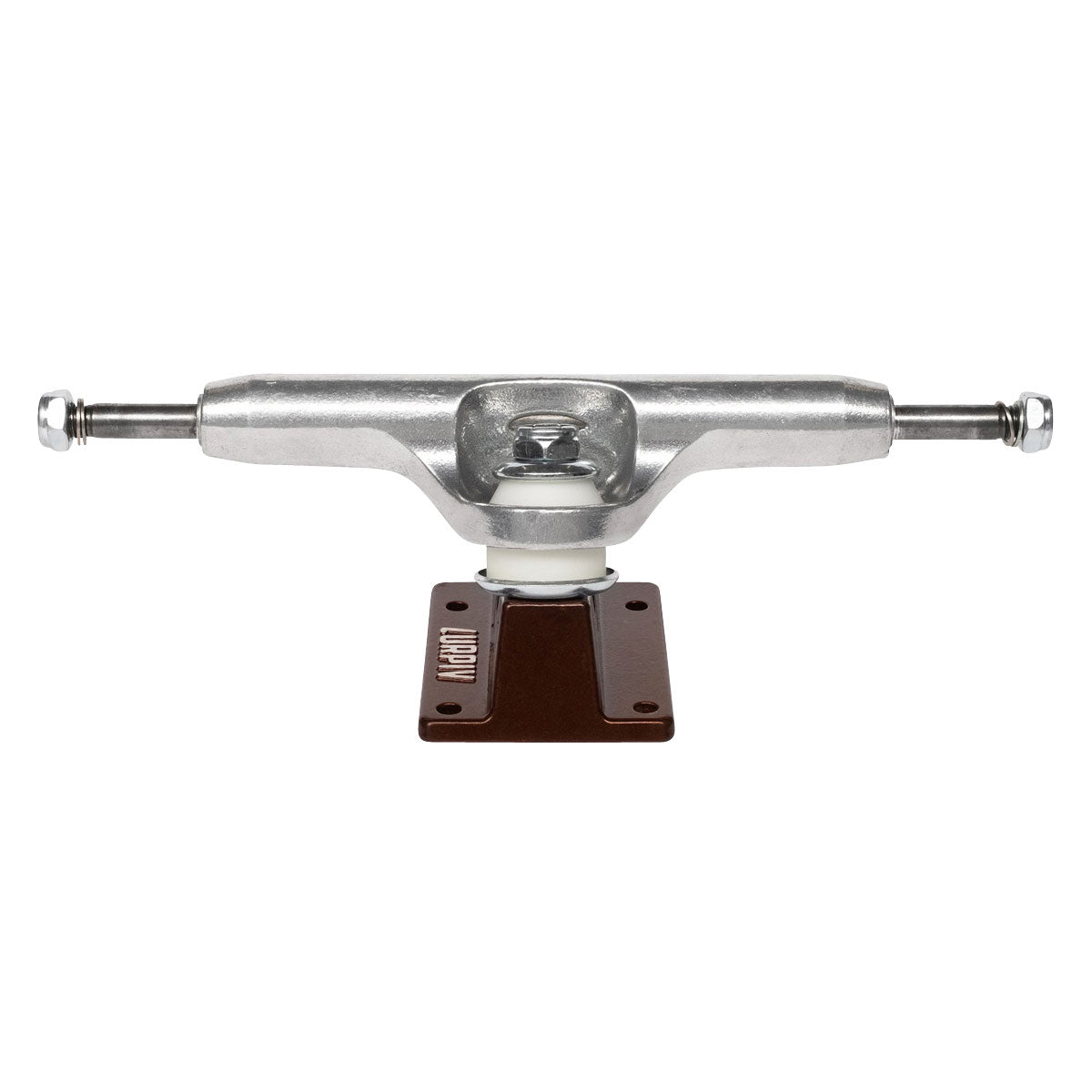 Lurpiv 3 Skateboard Trucks - Polished/Brown - 155mm image 2