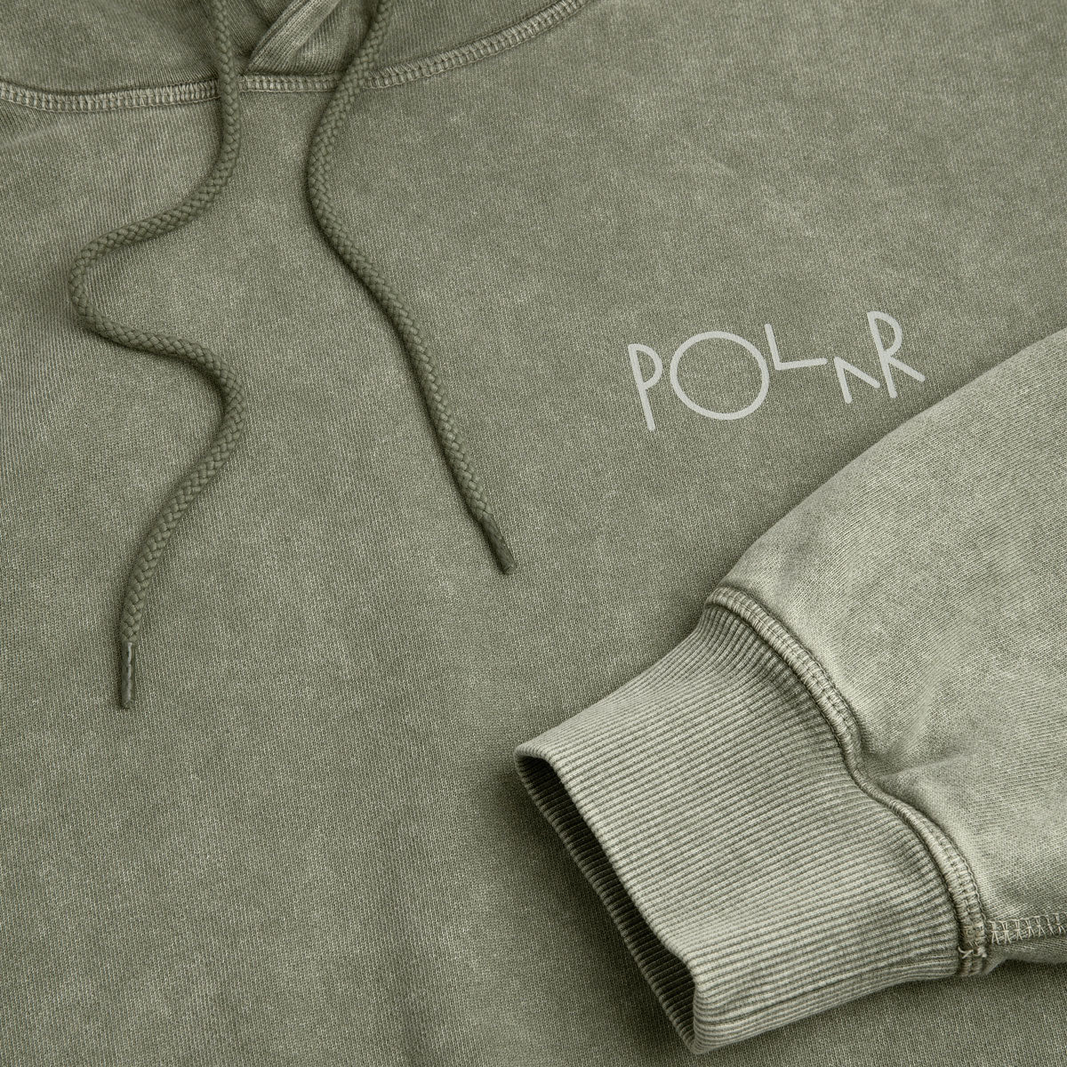 Polar Fade Frank Hoodie - Army Green image 2