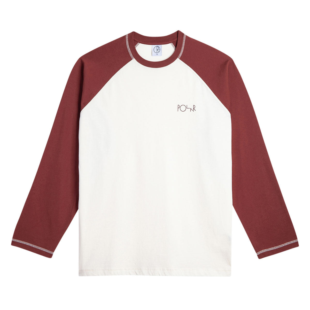 Polar Stevie Long Sleeve T-Shirt - Ivory/Wine image 1