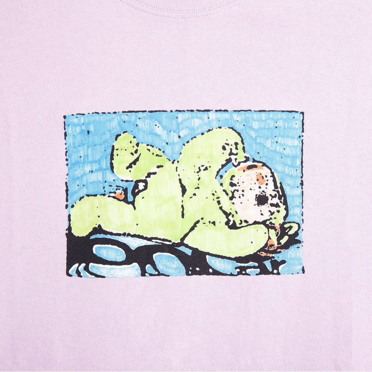 Polar Lazy Bunny T-Shirt - Orchid image 2