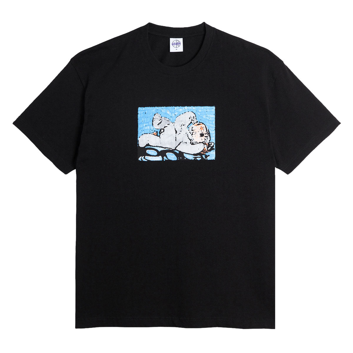 Polar Lazy Bunny T-Shirt - Black image 1