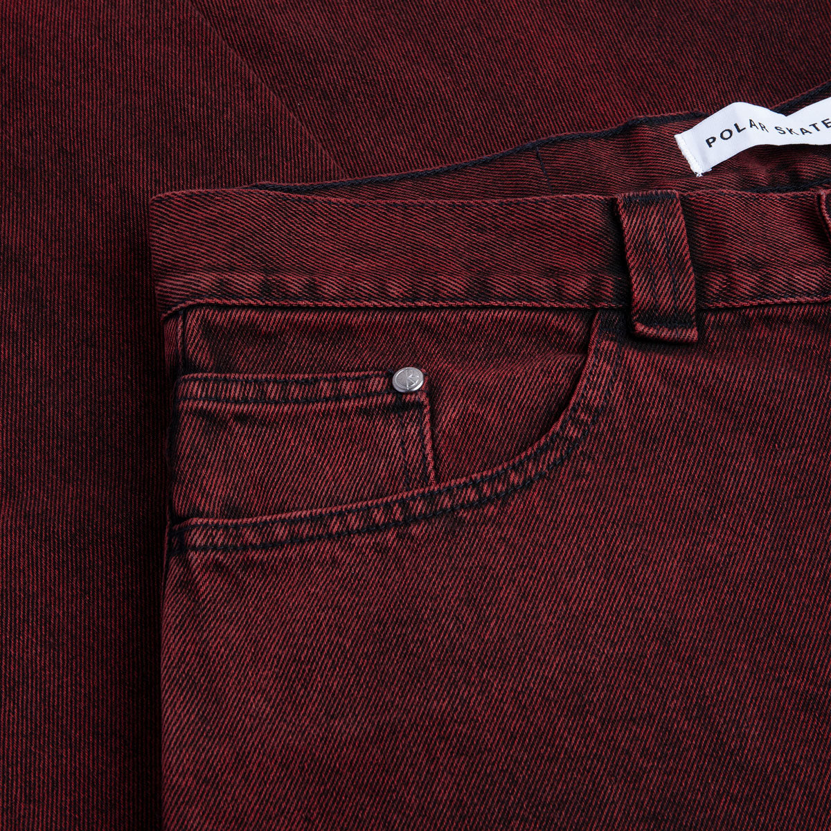 Polar 93! Denim Jeans - Red Black image 3