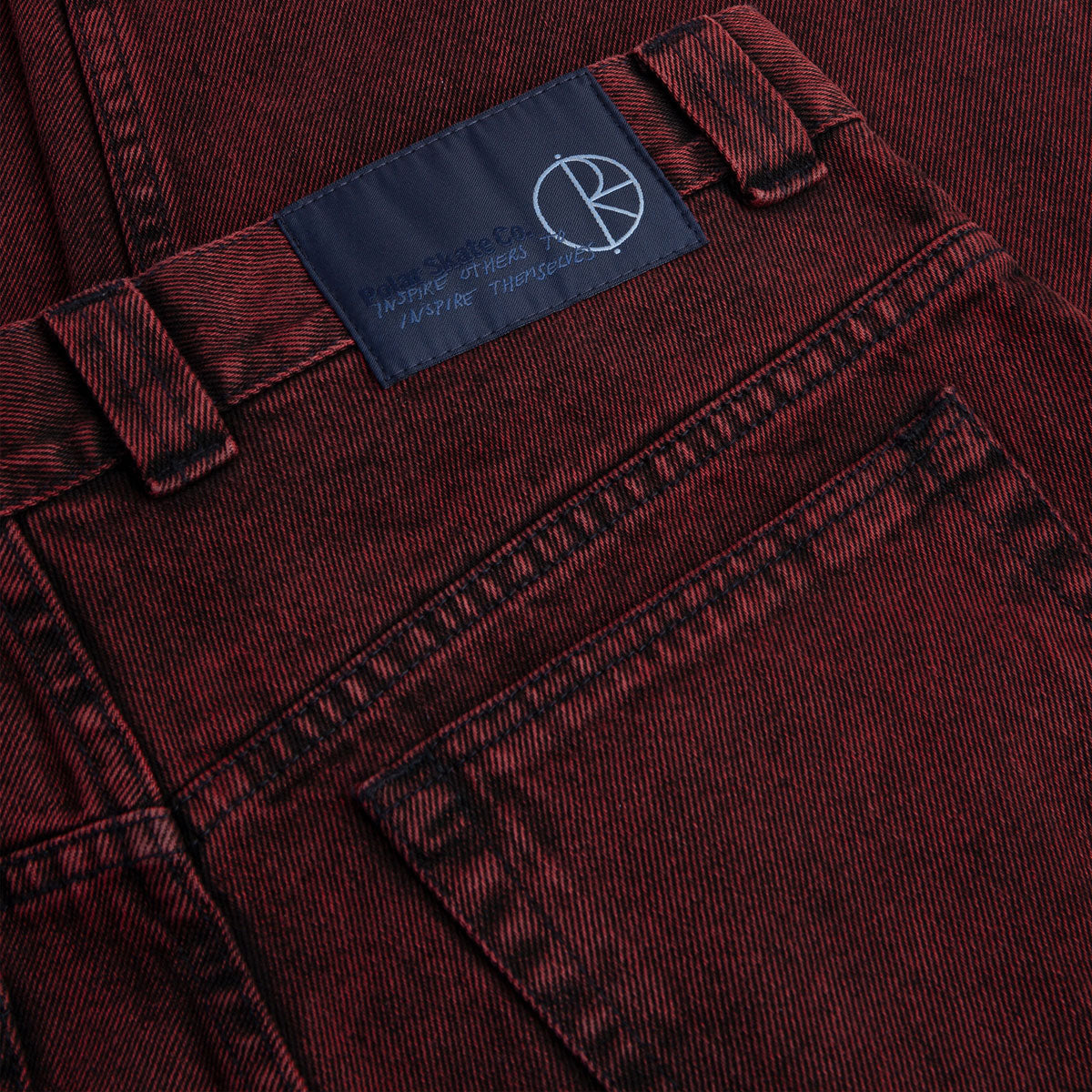 Polar 93! Denim Jeans - Red Black image 4
