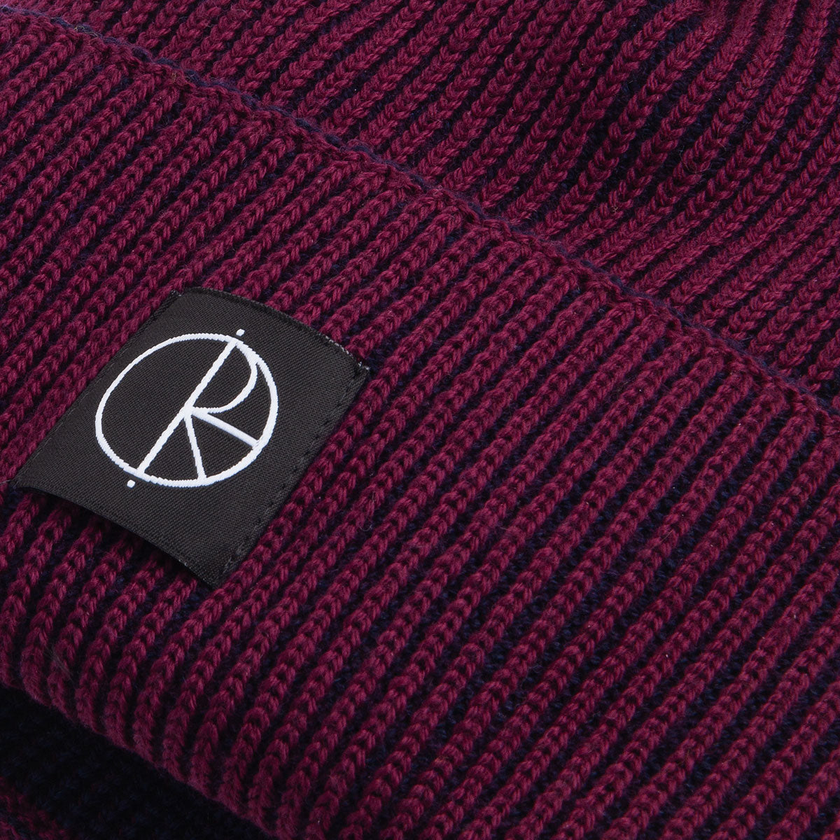 Polar Lines Merino Beanie - Wine/Navy image 3