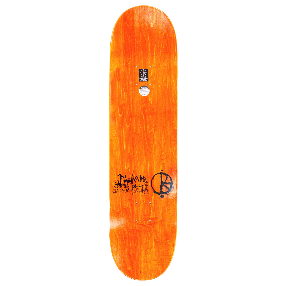 Polar Jamie Platt Jump Short Skateboard Deck - 8.25