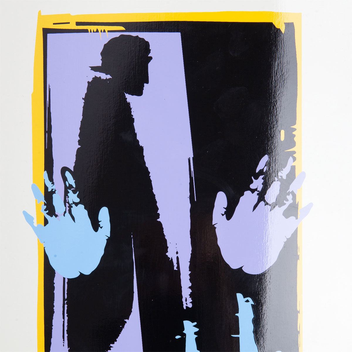 Polar Aaron Herrington Hands Off Short Skateboard Deck - White - 8.125