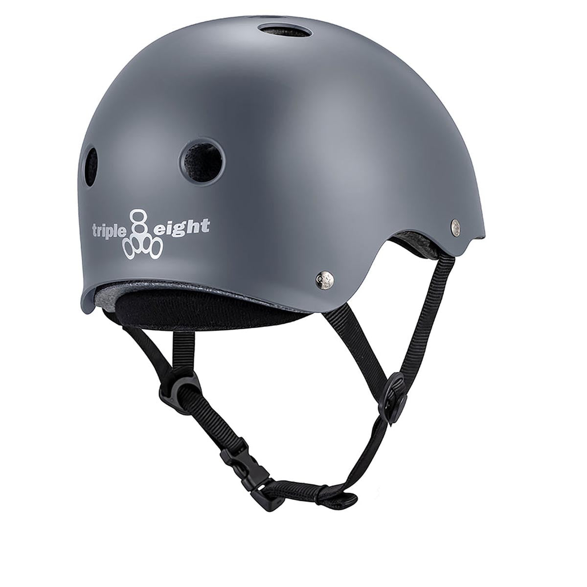 Triple Eight Deep Cover Helmet - Gray Matte image 2