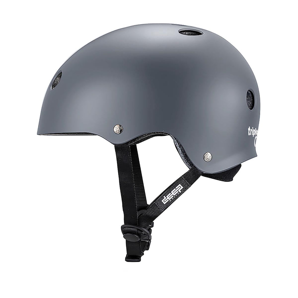 Triple Eight Deep Cover Helmet - Gray Matte image 3