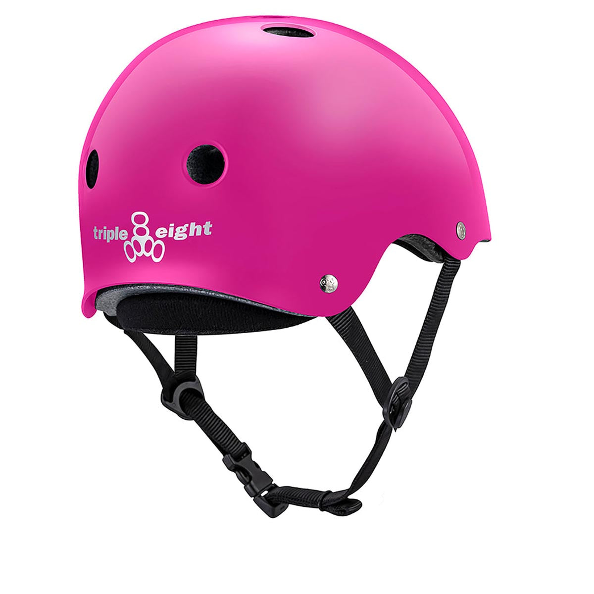 Triple Eight Deep Cover Helmet - Pink Glossy image 2