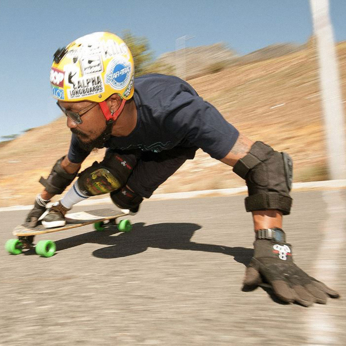 Triple Eight Downhill Slide Gloves - Black image 4