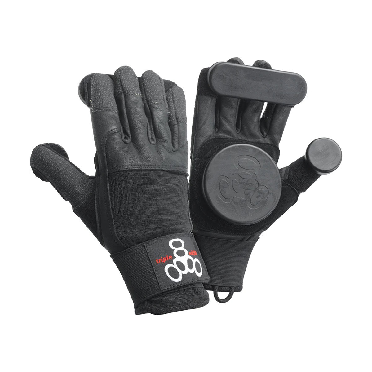 Triple Eight Longboard Slide Gloves - Black image 1