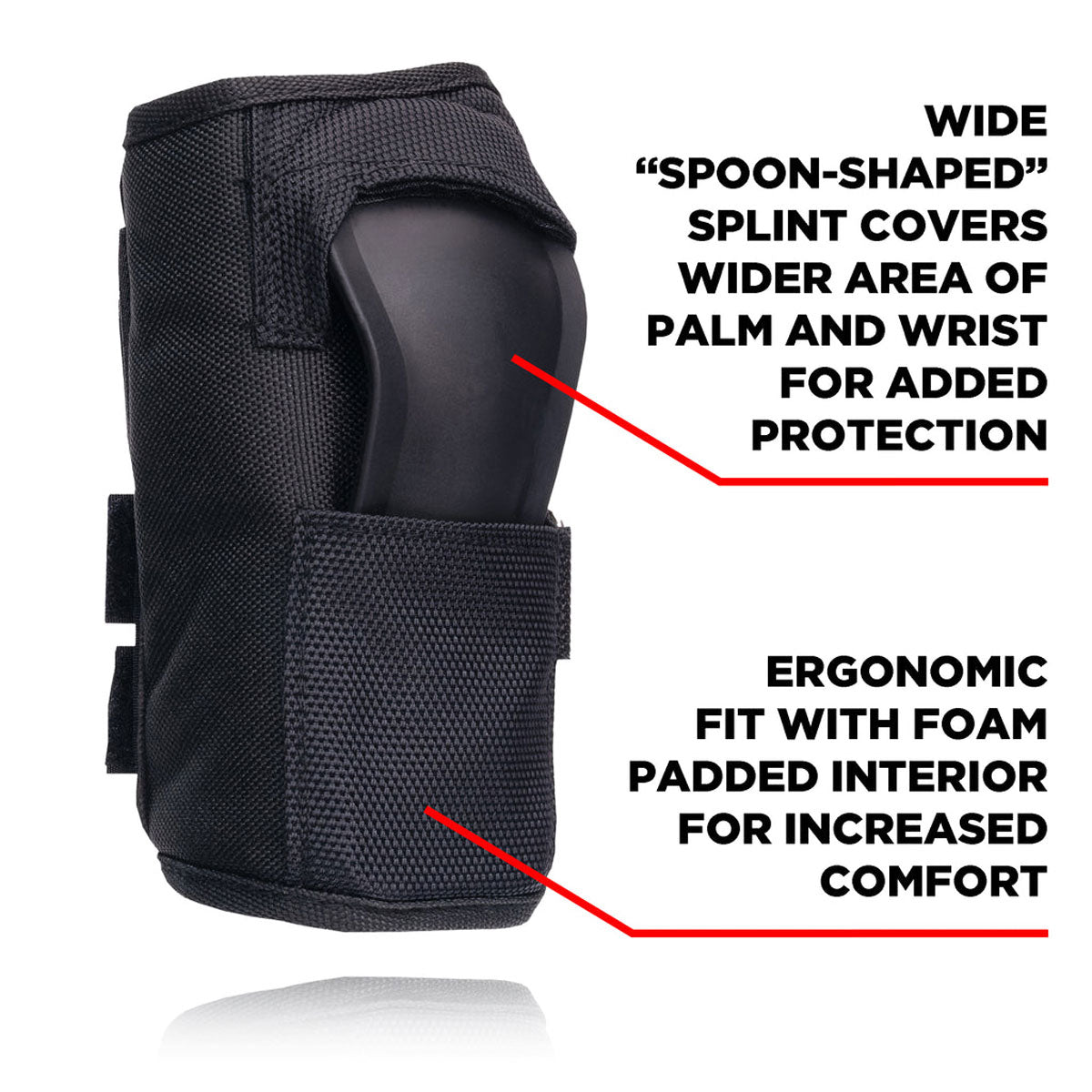 187 Pro Wrist Guard Pads - Black/Black image 4