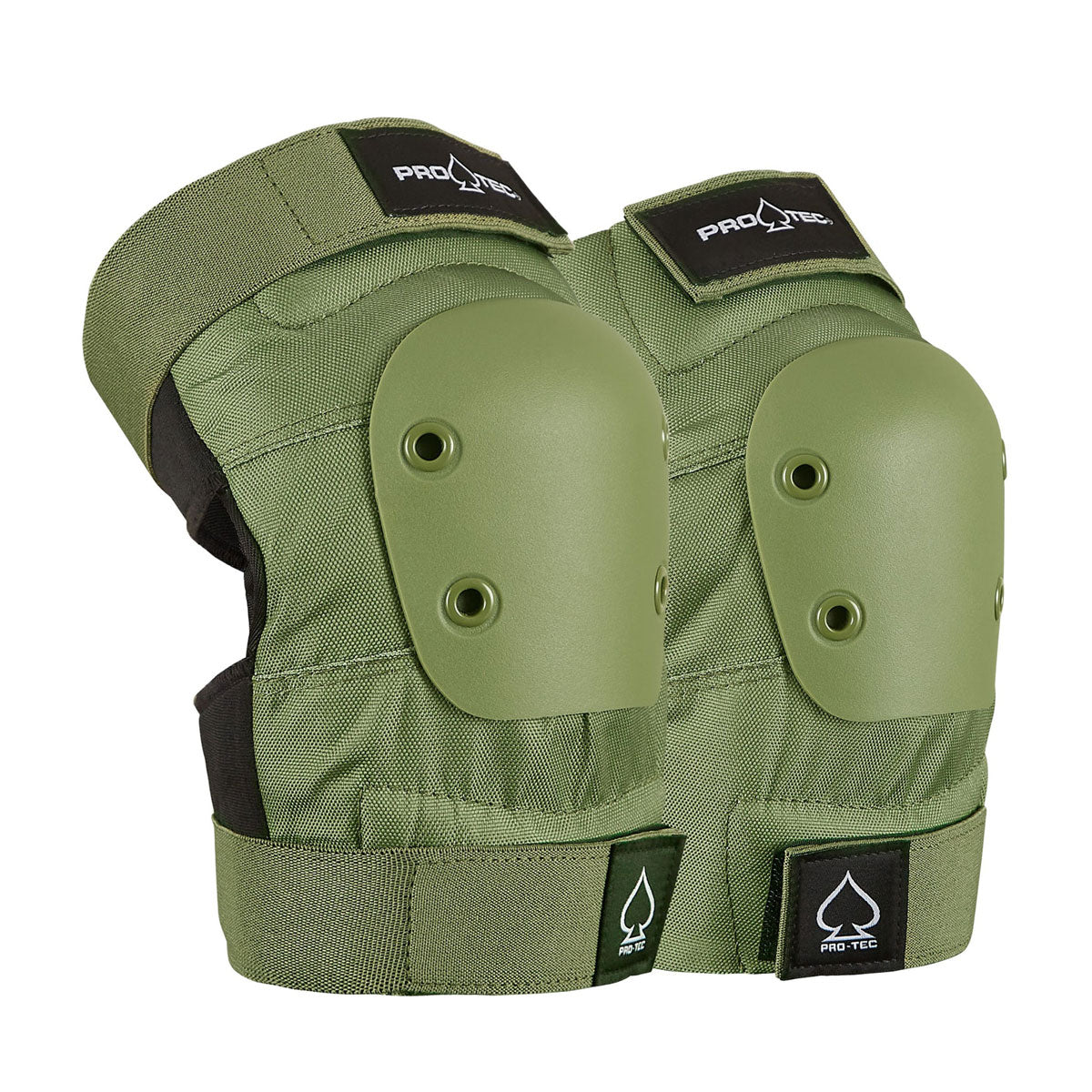 Pro-Tec Street Adult 3 Pack Open Back Set Of Pads - Army Green image 4
