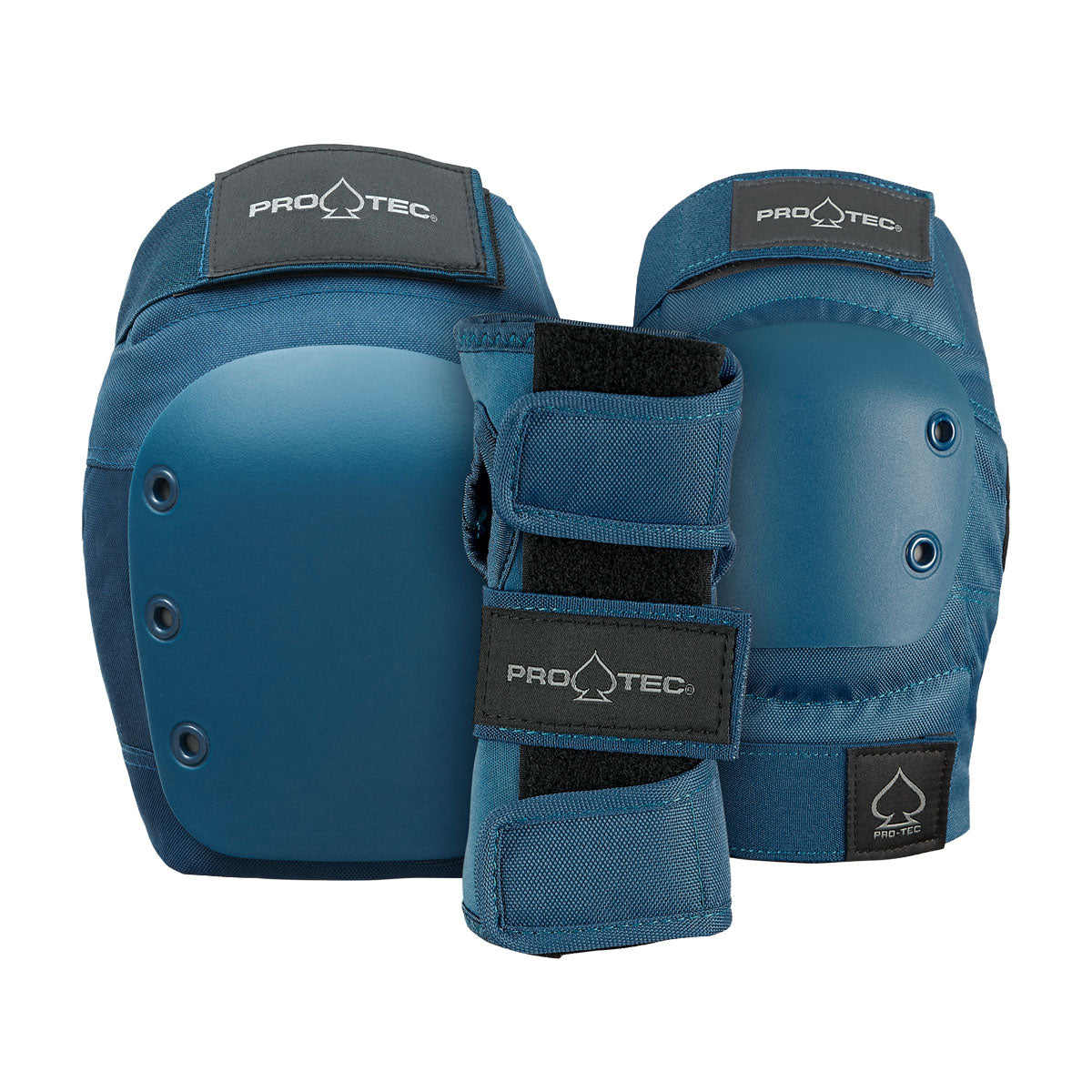 Pro-Tec JR 3 Pack Open Back Pads - Blue image 1