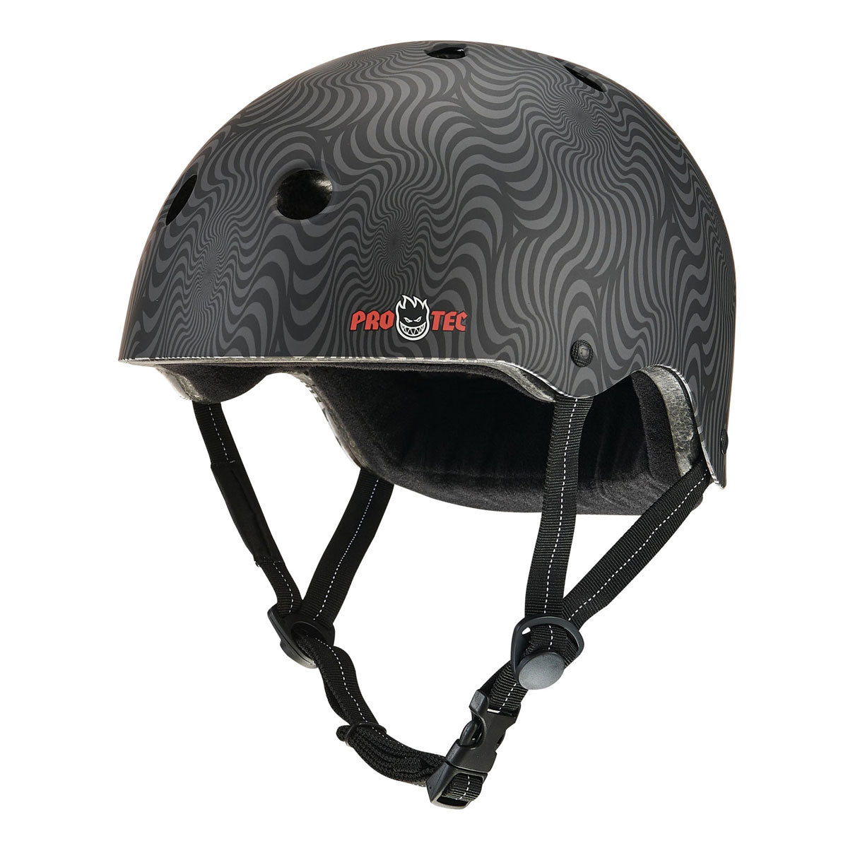 Pro-Tec x Spitfire Low Pro Helmet - Black Swirl image 1