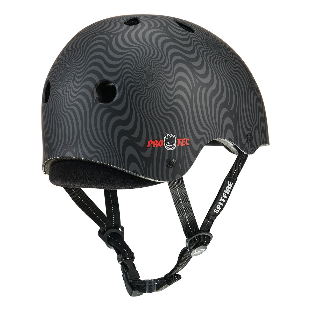 Pro-Tec x Spitfire Low Pro Helmet - Black Swirl image 2