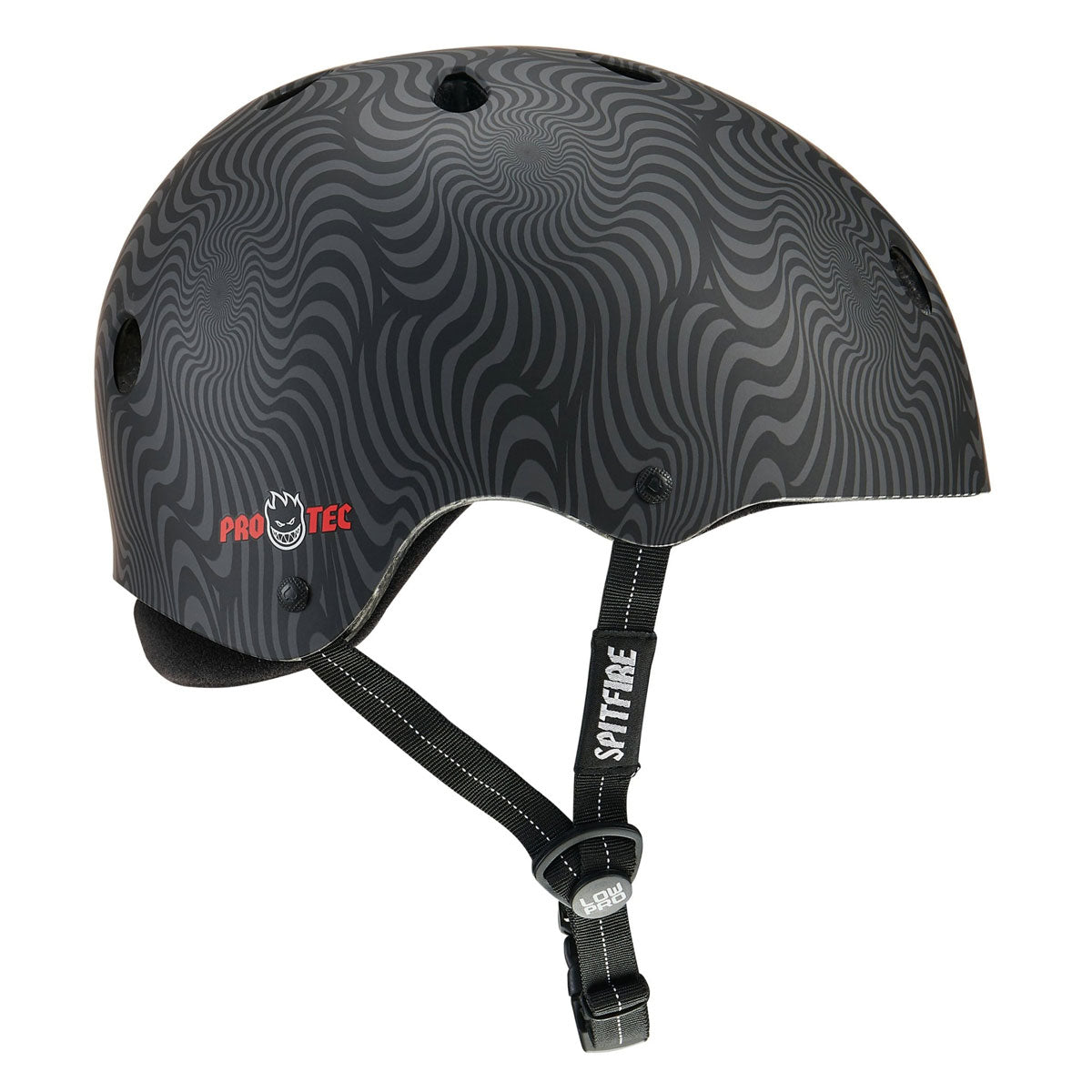 Pro-Tec x Spitfire Low Pro Helmet - Black Swirl image 5