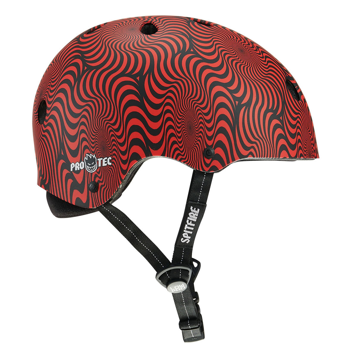Pro-Tec x Spitfire Low Pro Helmet - Red Swirl image 5