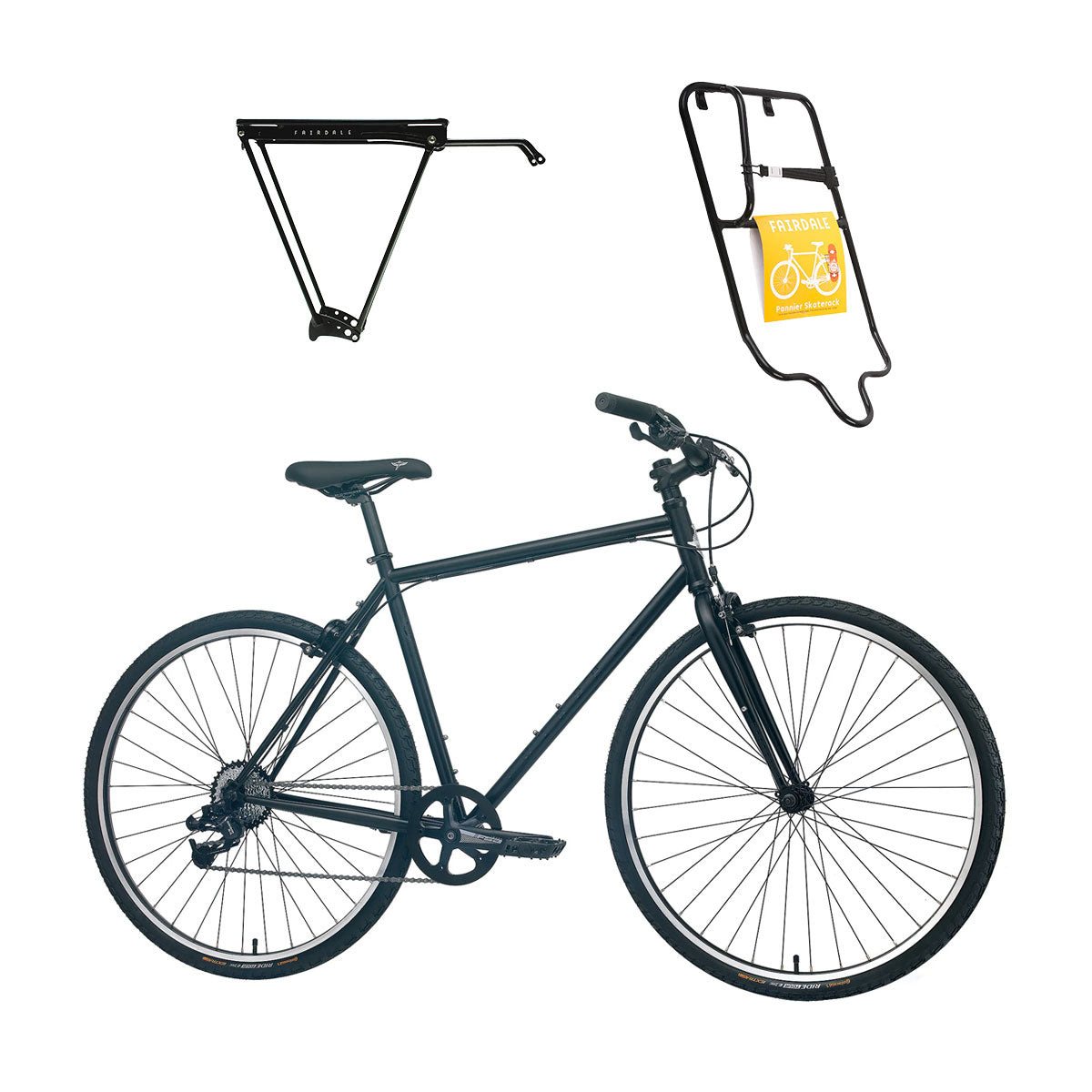 Fairdale Lookfar Skate Bike - Matte Black image 1