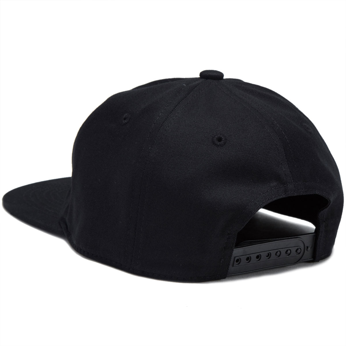 Top Heavy Stacks 6 Panel Snapback Hat - Black image 2