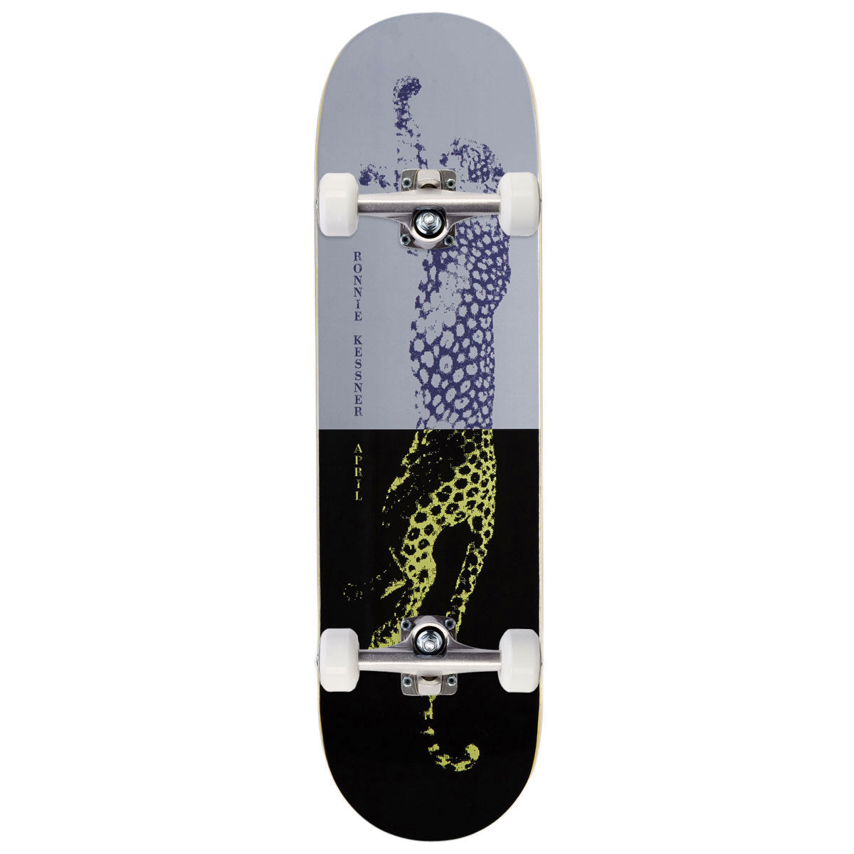 April Ronnie Kessner Two Tone Skateboard Complete - 8.25