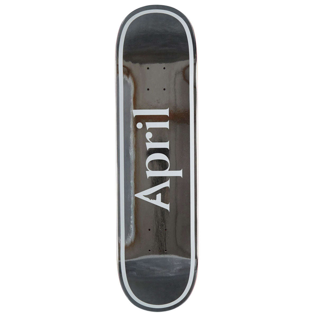 April OG Logo Skateboard Deck - Foil - 8.25