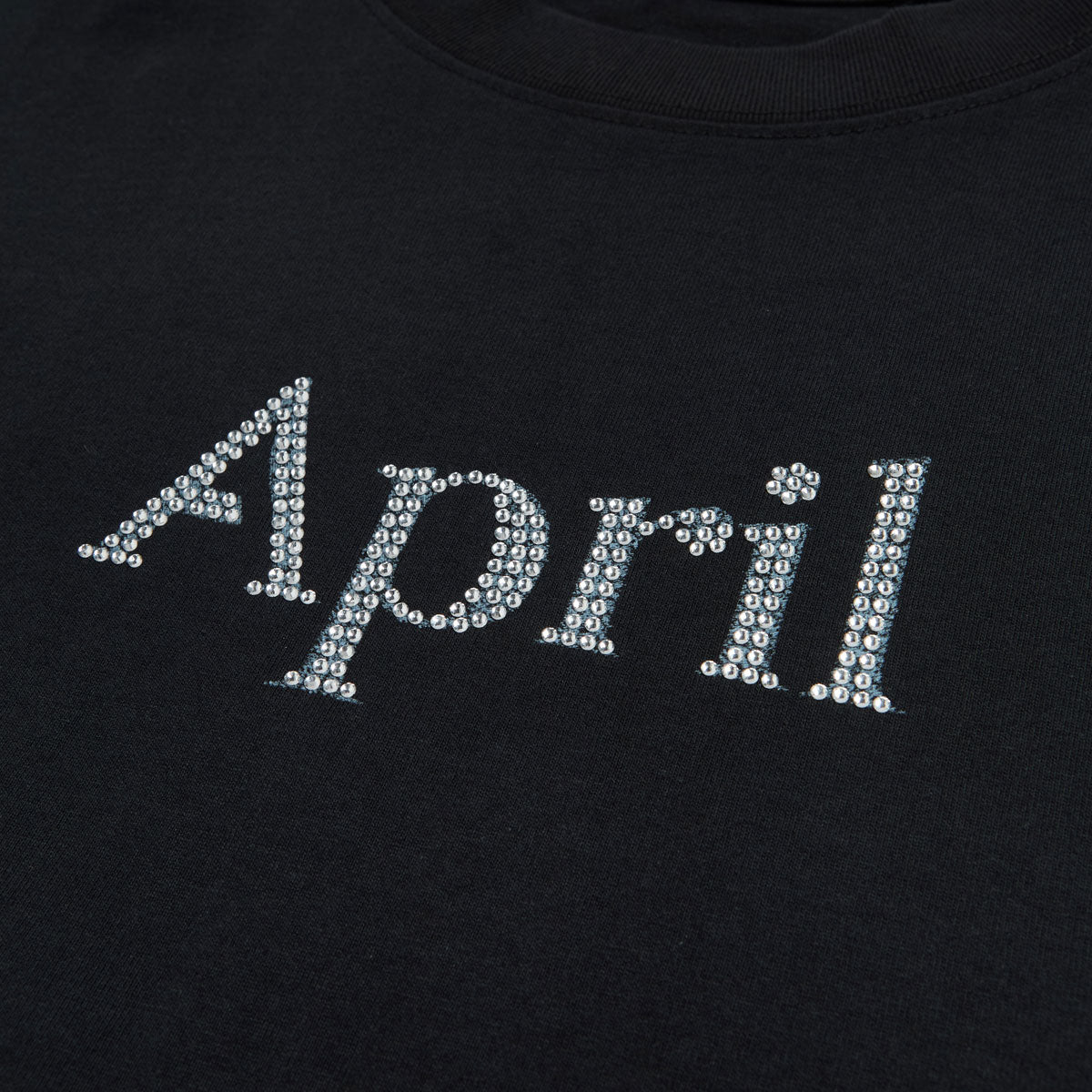 April Rhinestone T-Shirt - Slate image 2