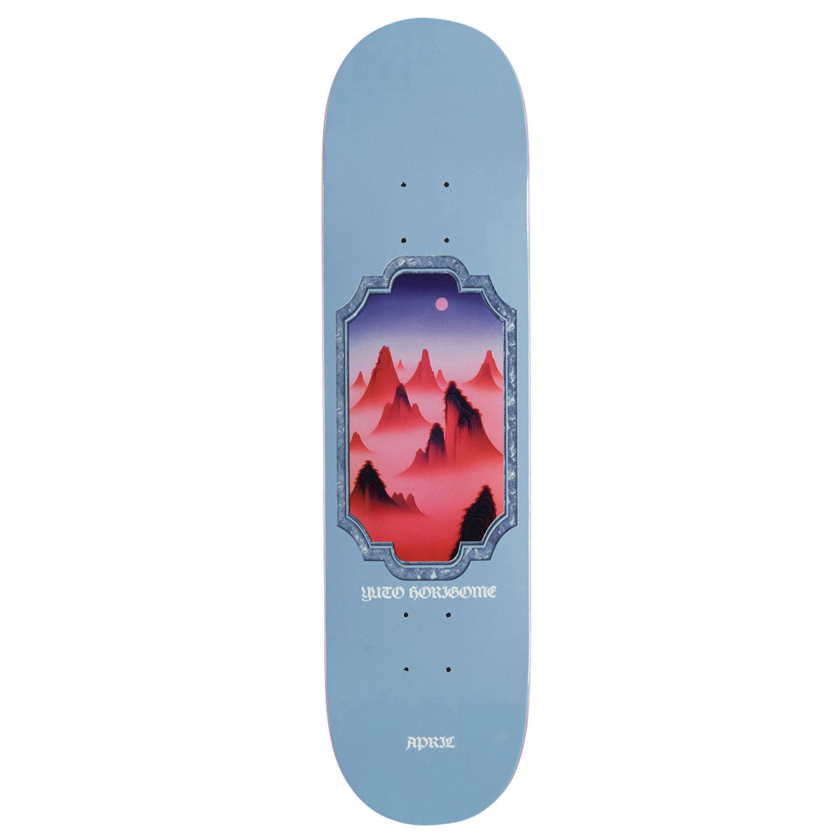 April Yuto Horigome Misty Skateboard Deck - 8.00